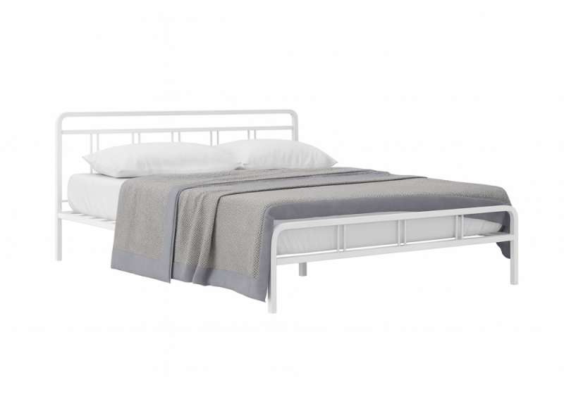 Кровать Рейк 120х200 белая (122x). 